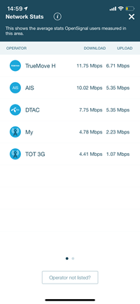 Open Signal Network Stats